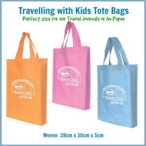 Travelling with Kids Tote Bags